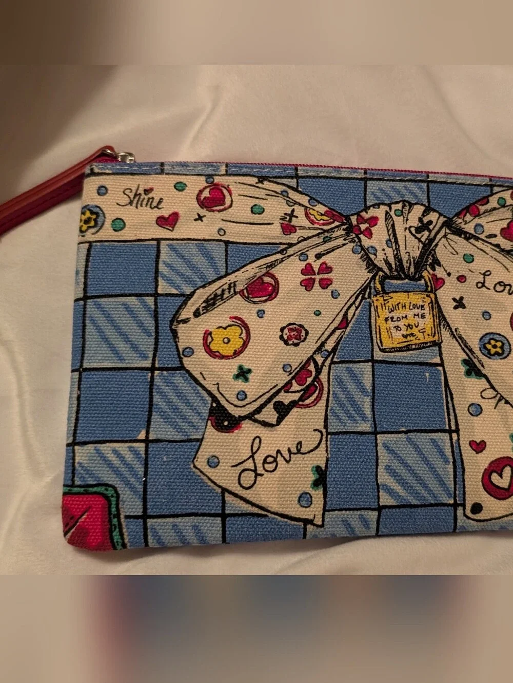 Brighton canvas wristlet